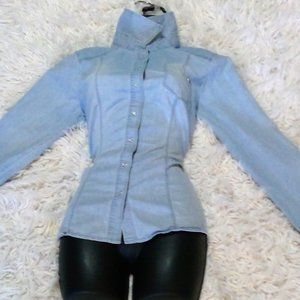 guess jean shirt